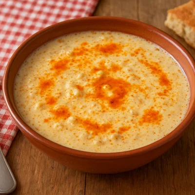 Supë Trahana – Albanische Trahana-Joghurtsuppe