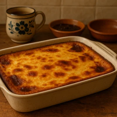 Qumështor – Albanischer Milch-Eier-Pudding-Auflauf
