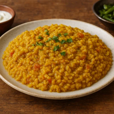 Khichuri – würziger Reis mit Linsen