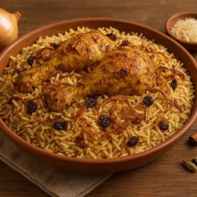 Morog Polao – Bengalischer Gewürzreis mit Hähnchen