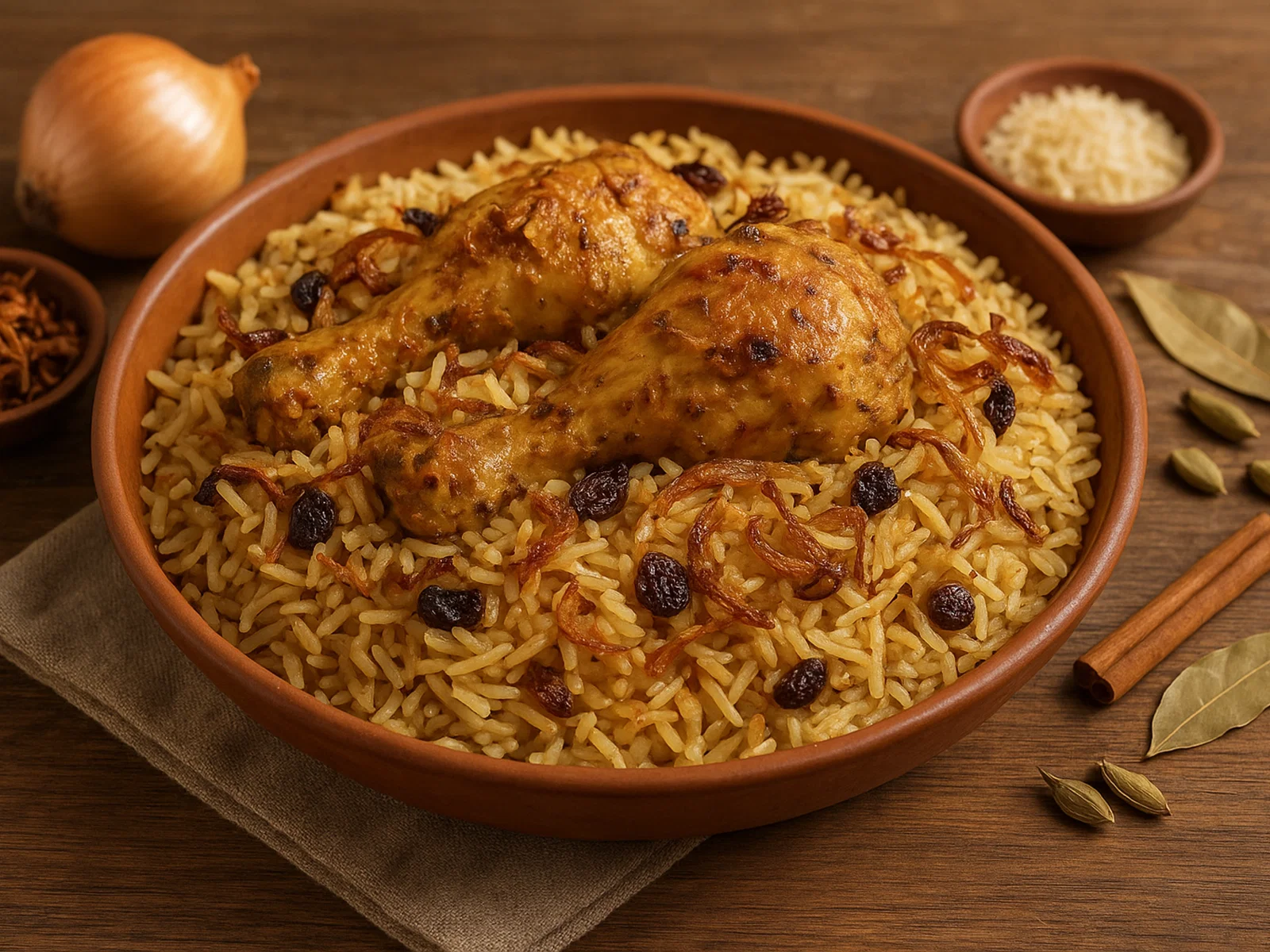Morog Polao – Bengalischer Gewürzreis mit Hähnchen