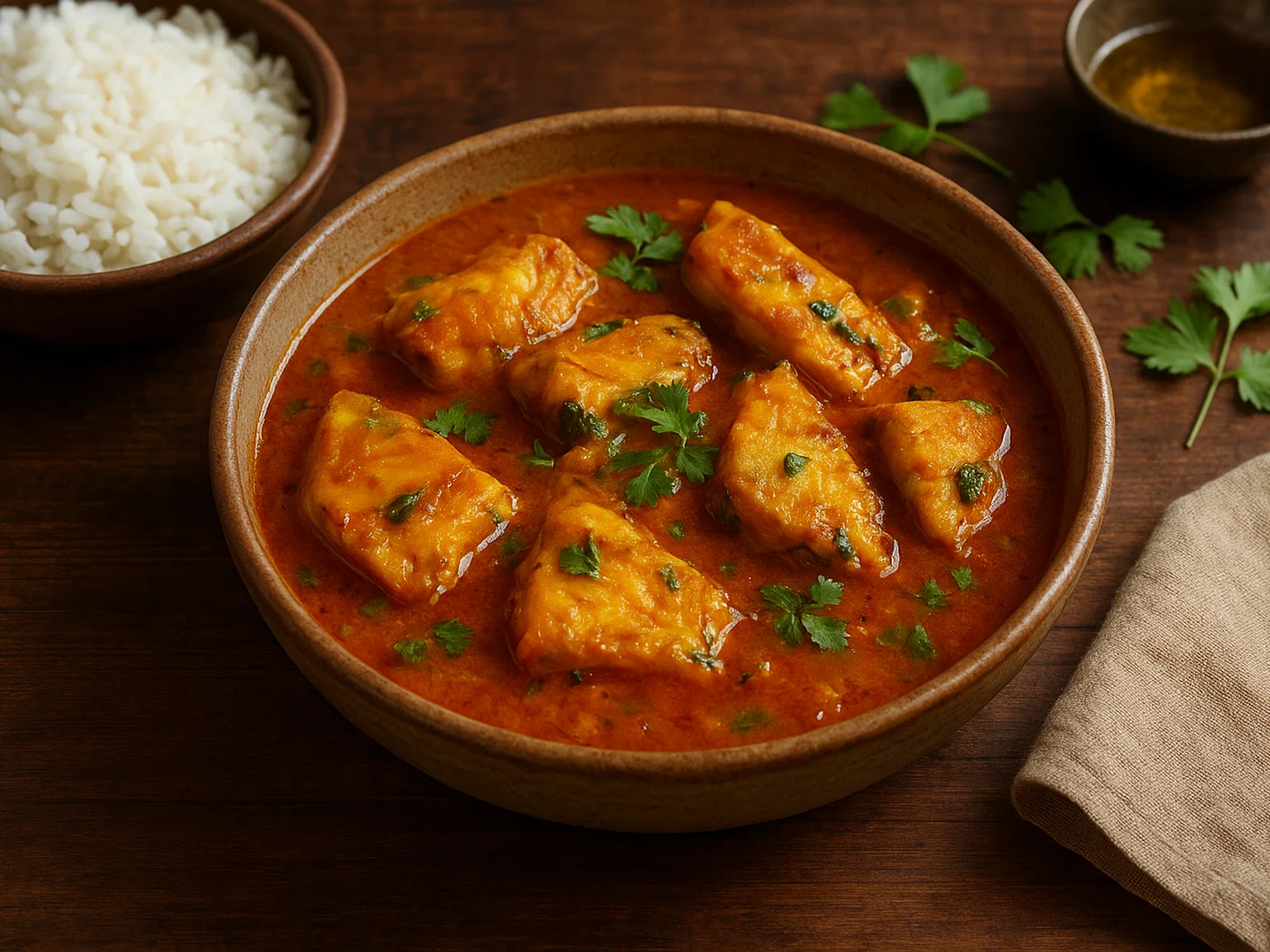 Macher Jhol – leichtes bengalisches Fischcurry