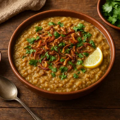 Haleem – herzhaftes Weizen-Linsen-Fleisch-Gericht