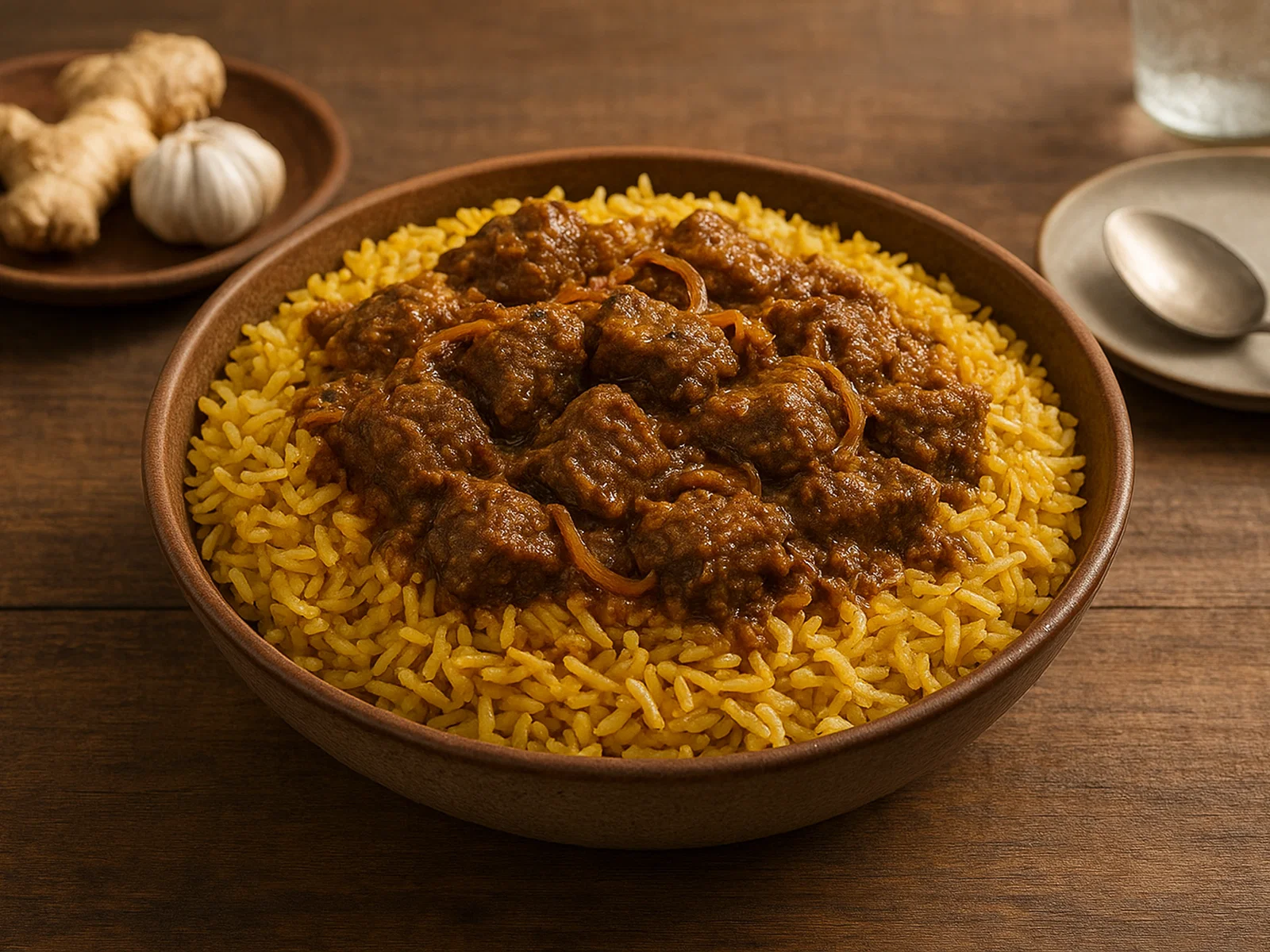 Beef Tehari – Würziger Rindfleischreis