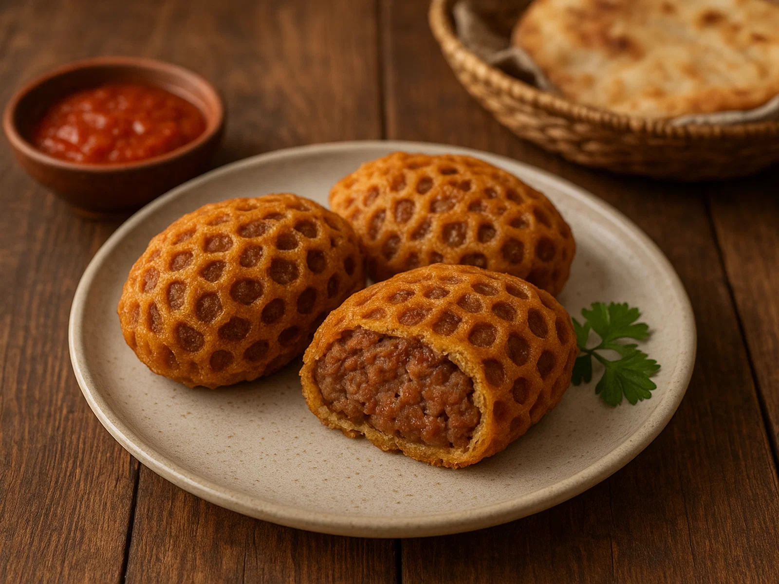 Jali Kebab – Netzartige Hackfleisch‑Frikadellen