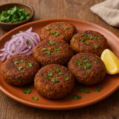Shami Kebab – würzige Hack-Linsen-Frikadellen