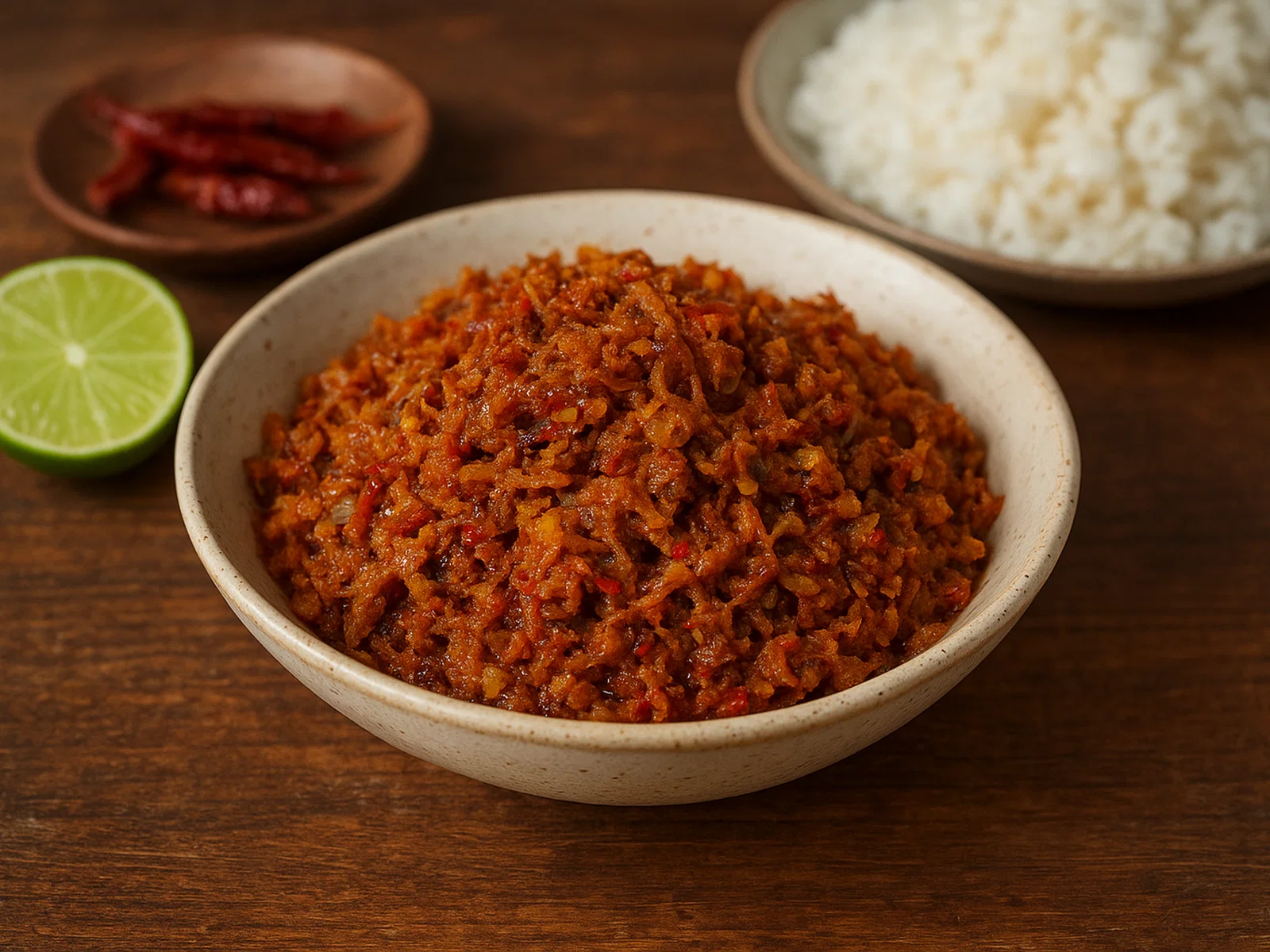 Shutki Bhorta – würzige Paste aus getrocknetem Fisch und Chili