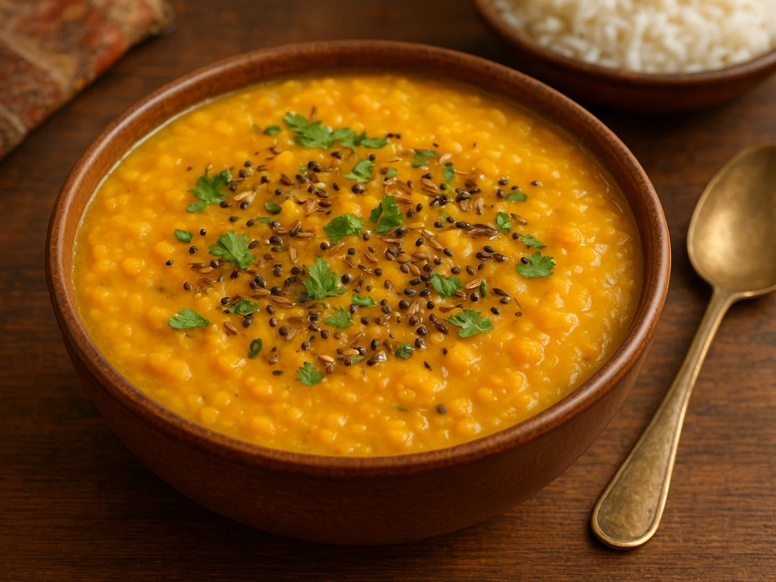 Masoor Dal – Rote Linsen mit Panch Phoron