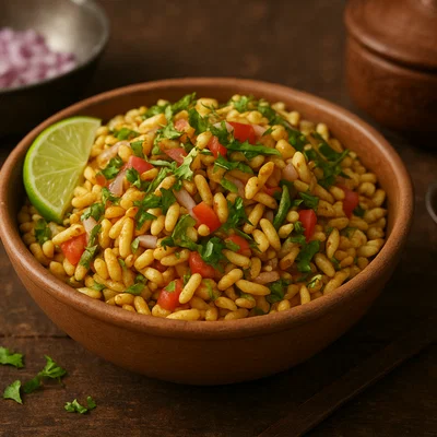 Jhalmuri – würziger Puffreis-Snack aus Kolkata