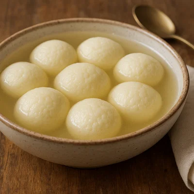 Roshogolla – Indische Käsebällchen in Zuckersirup
