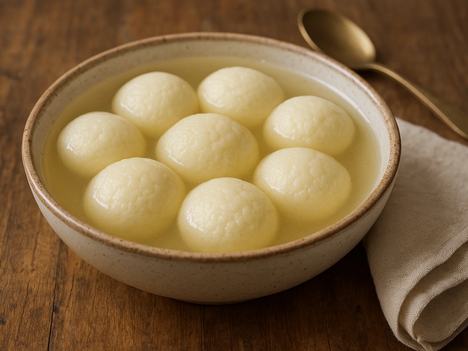 Roshogolla – Indische Käsebällchen in Zuckersirup