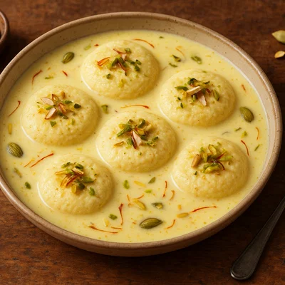 Roshomalai – Käseküchlein in gesüßter Milch aus Comilla
