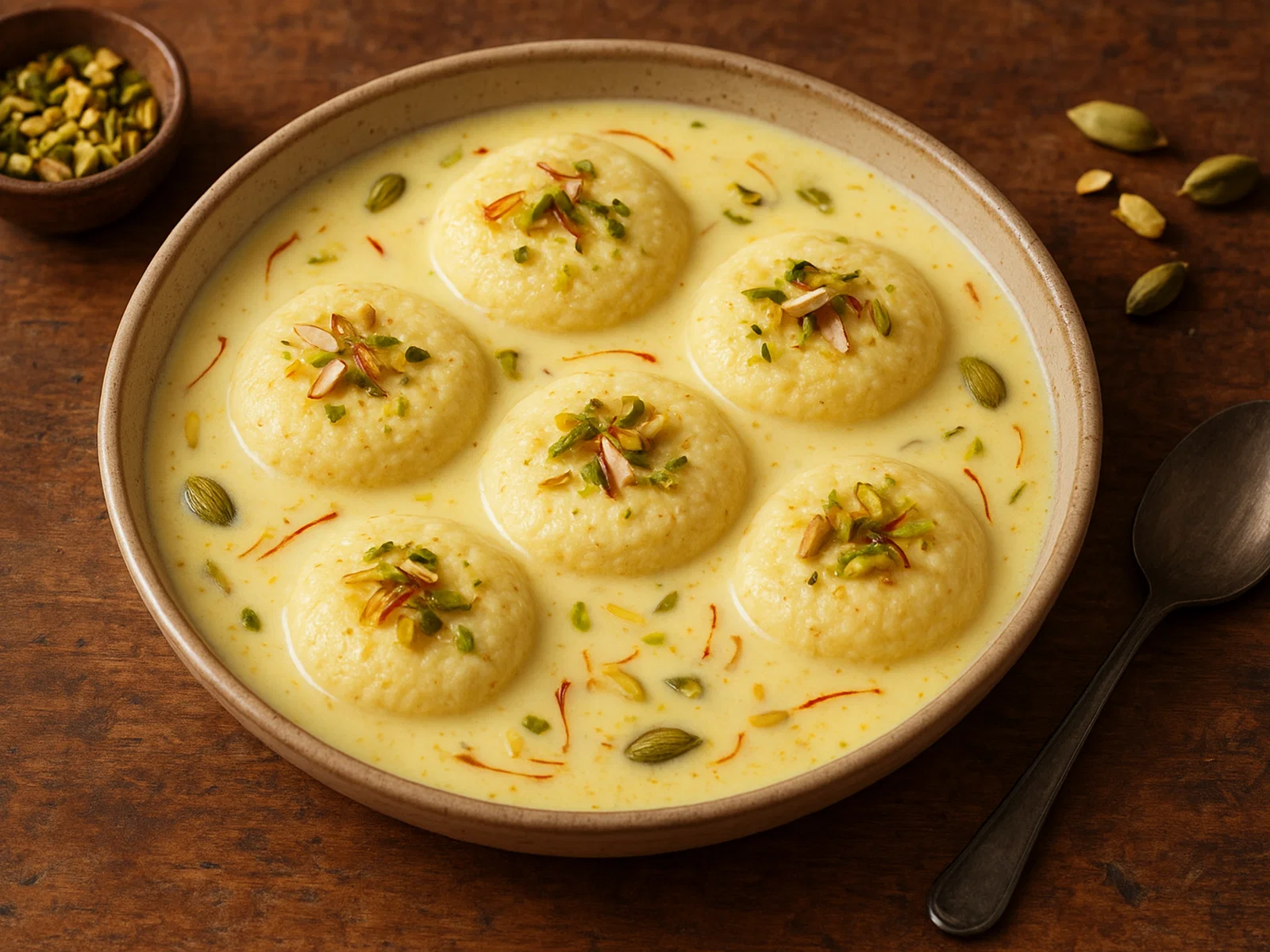 Roshomalai – Käseküchlein in gesüßter Milch aus Comilla