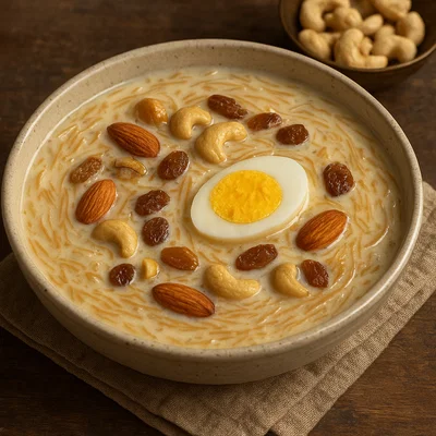 Shemai – Süße Fadennudeln in Milch mit Ei (Bangladesch/Indien)