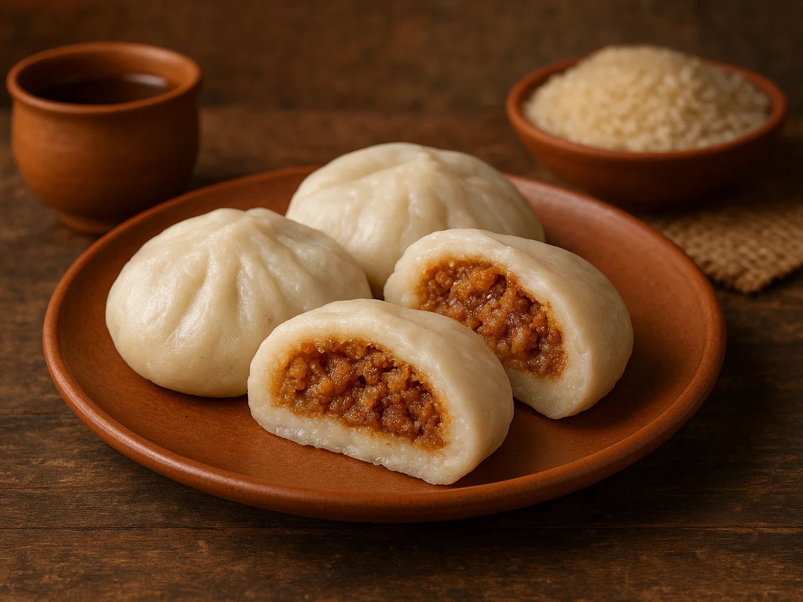 Puli Pitha – Gefüllte gedämpfte oder frittierte Reisküchlein