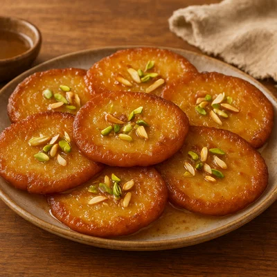 Malpua – Indische süße Sirup-Pfannkuchen
