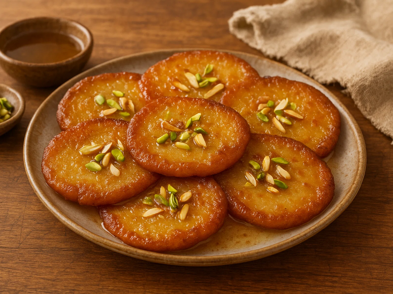 Malpua – Indische süße Sirup-Pfannkuchen