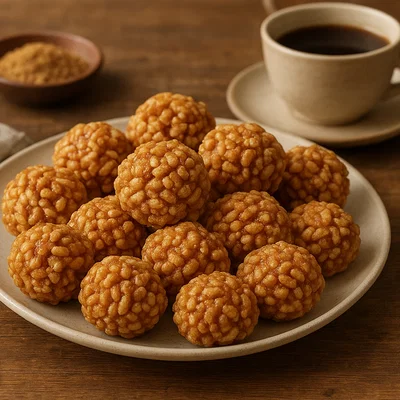 Moa – Puffreiskugeln mit Palmzucker