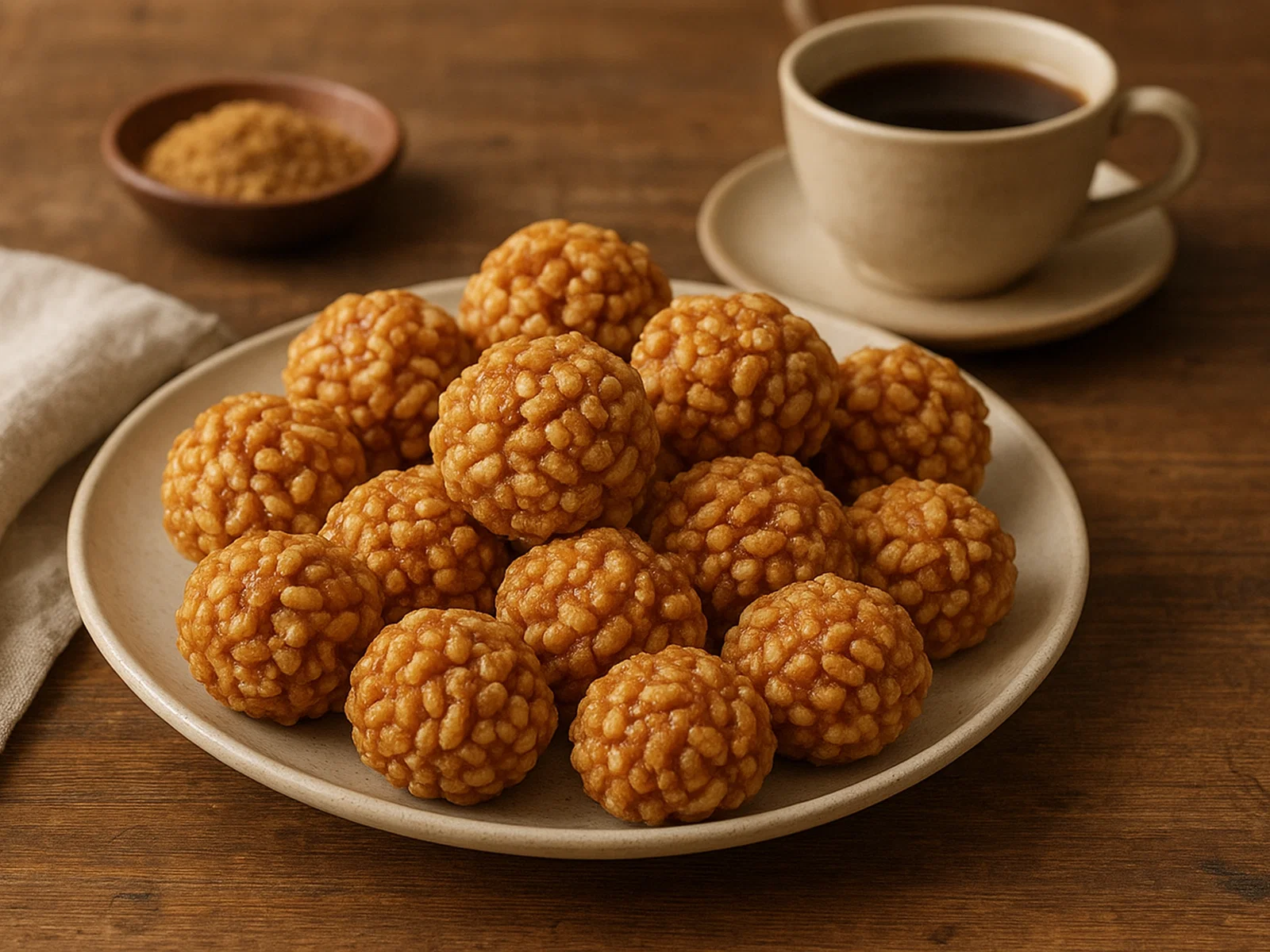 Moa – Puffreiskugeln mit Palmzucker