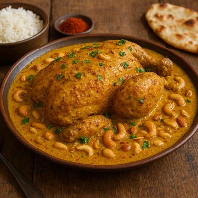 Morog Musallam – Ganzes mariniertes Huhn in reicher Sauce