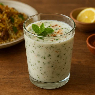 Borhani – würziges Joghurtgetränk zu Biryani