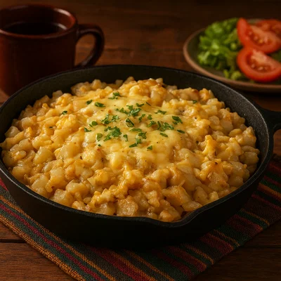 Chuño Phuti (Bolivianischer Chuño mit Ei und Käse)