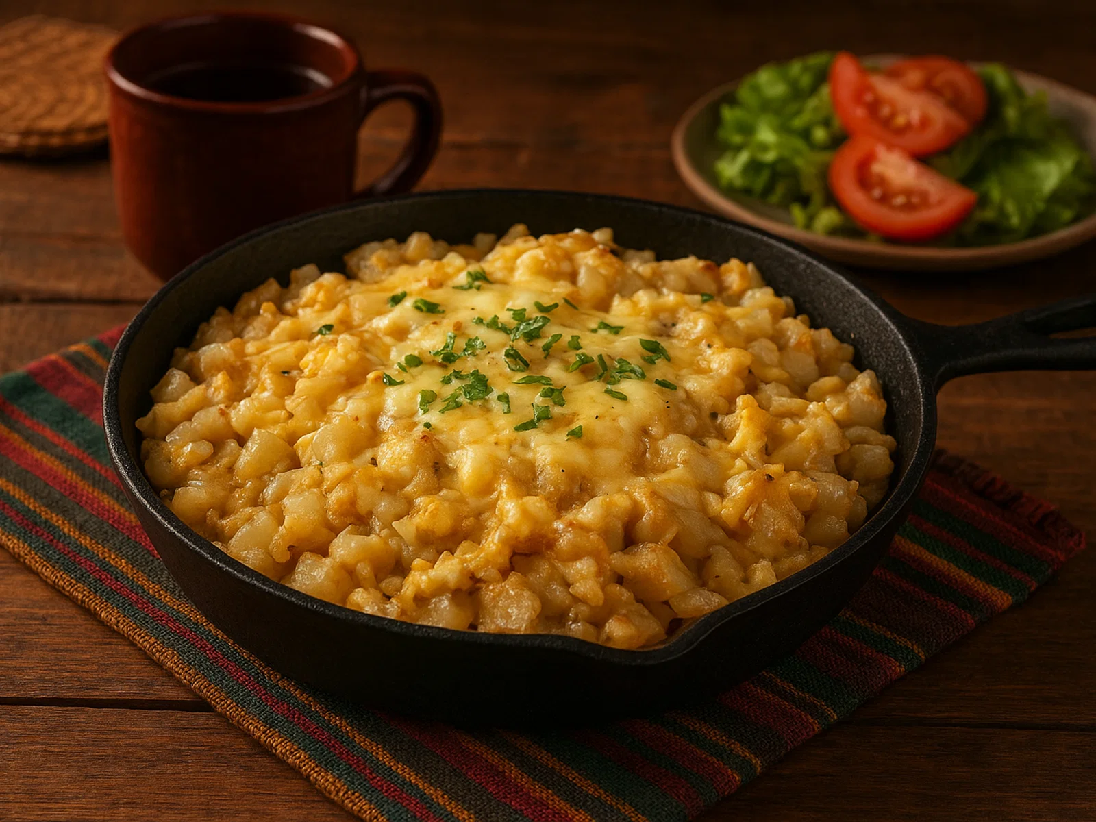 Chuño Phuti (Bolivianischer Chuño mit Ei und Käse)