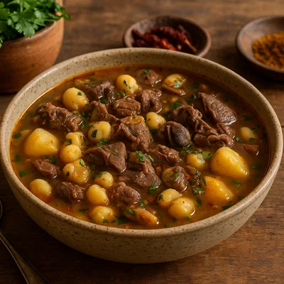 Patasca – Herzhaft deftige Mote-Mais-Suppe mit Rinderinnereien