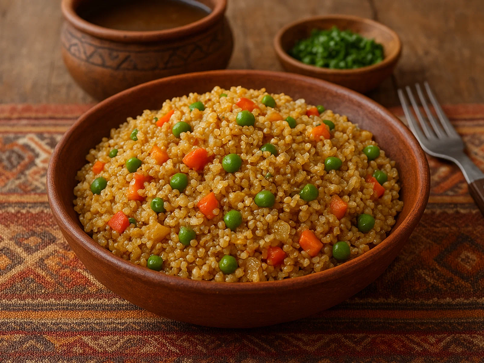 Phisara de Quinua – Bolivianischer Quinoa-Pilaw