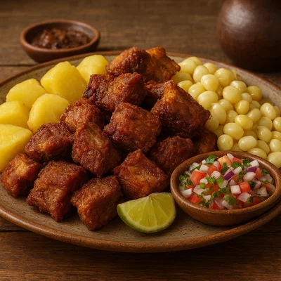 Chicharrón de Llama – knusprig gebratenes Lamafleisch