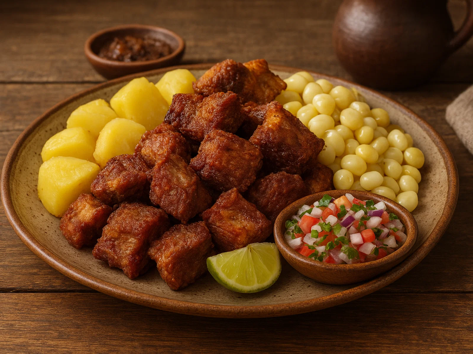 Chicharrón de Llama – knusprig gebratenes Lamafleisch