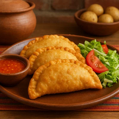 Tucumanas – bolivianische frittierte Teigtaschen