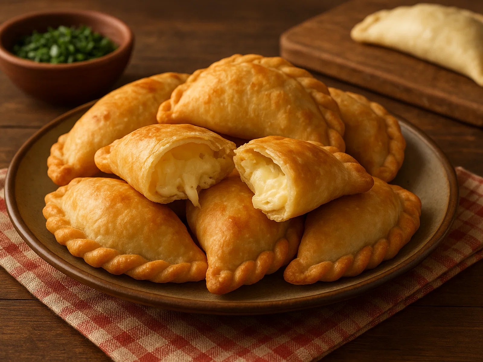 Empanadas de Queso – Gebackene Käseteigtaschen