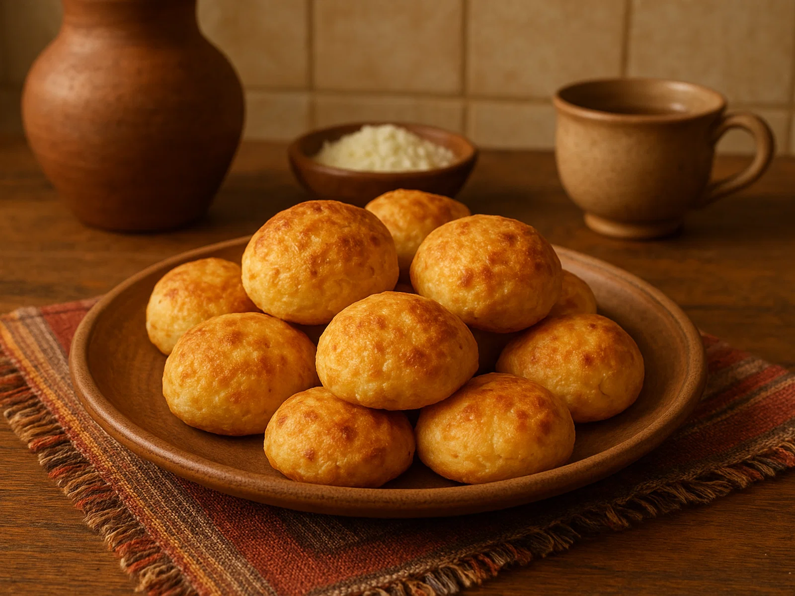 Cuñapé – bolivianische Käse-Maniok-Brötchen