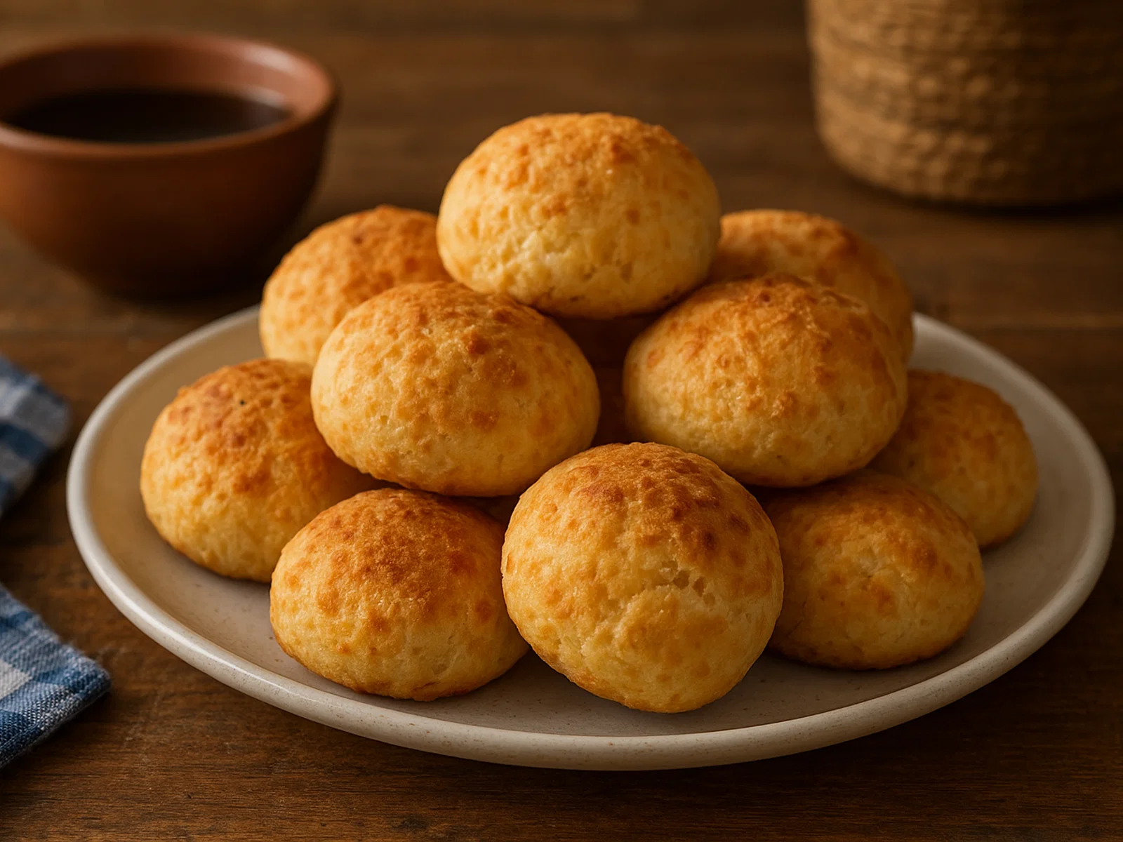 Pan de arroz – bolivianische Reismehl-Käse-Brötchen