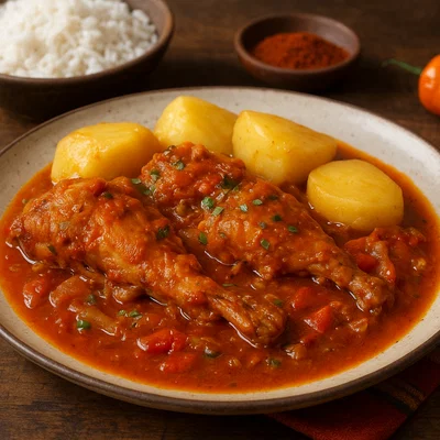 Picante de Conejo – Kaninchen in scharfer peruanischer Soße