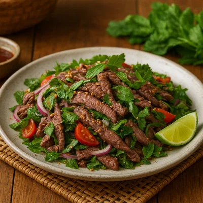 Lapping – Laotischer Rindfleischsalat vom Grill