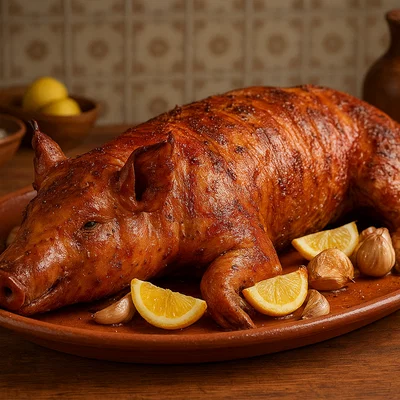 Lechón al horno – im Ofen gebratenes Spanferkel