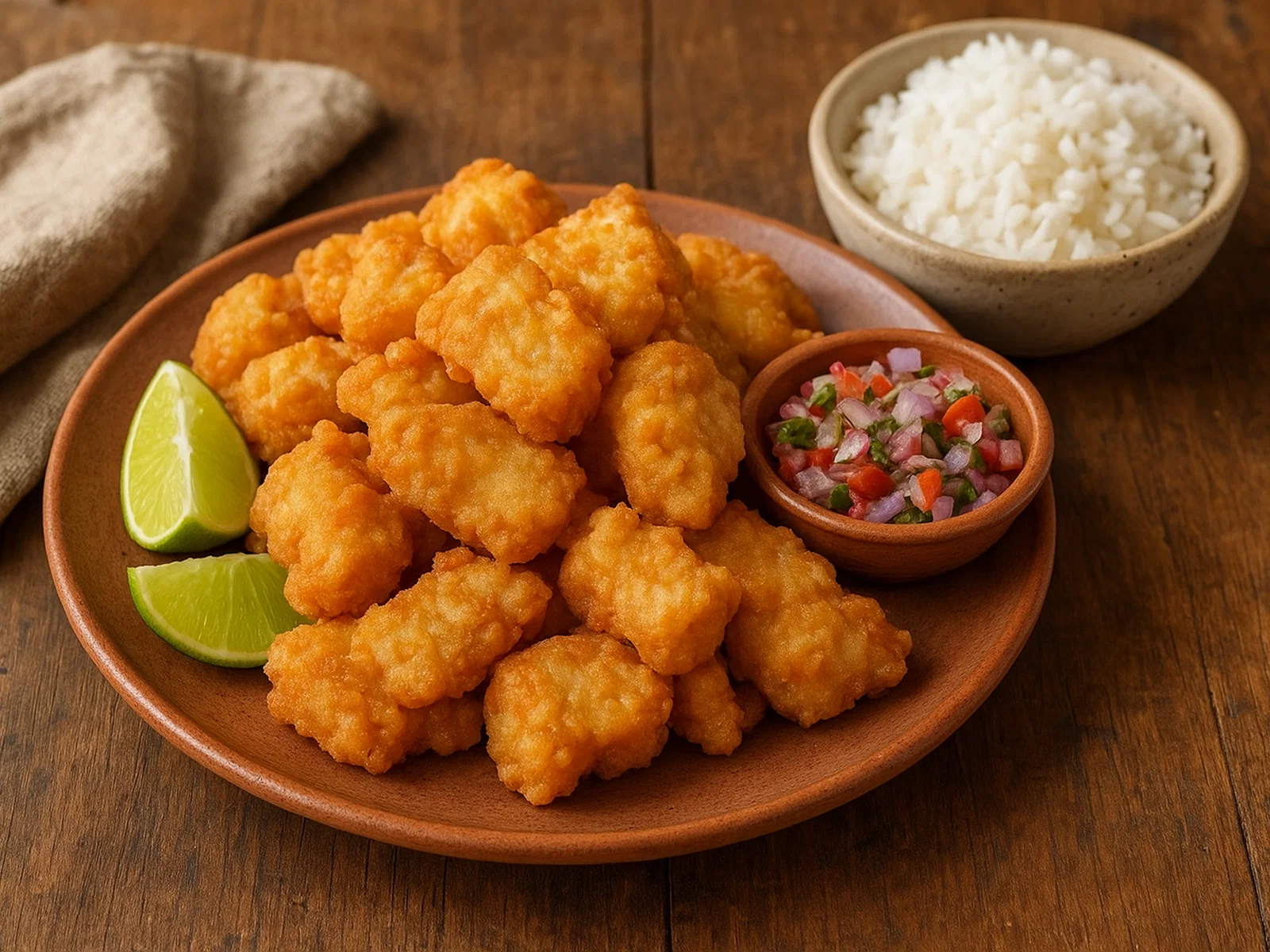 Chicharrón de Pescado – Knusprig frittierte Flussfischstücke