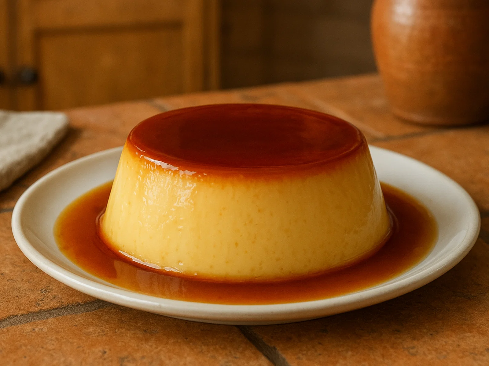 Spanischer Flan (Karamellpudding)