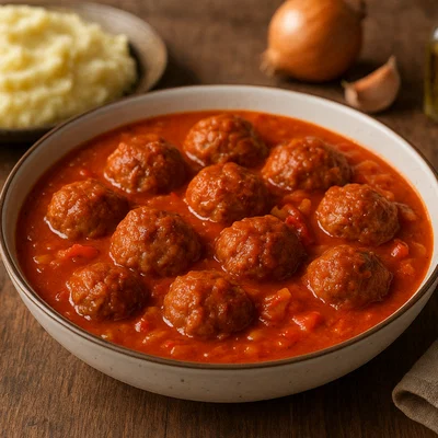 Ćufte u sosu – Fleischbällchen in Tomatensoße