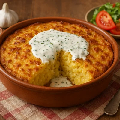 Kljukuša aus geriebenen Kartoffeln (Krompir-Kljukuša)