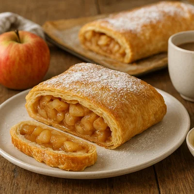 Pita s jabukama – Kroatische Apfel-Pita mit Blätterteig