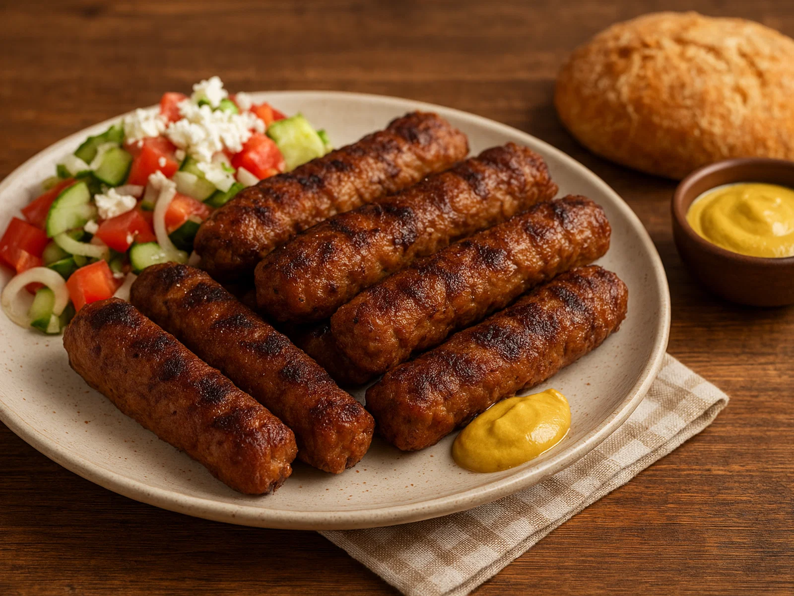 Kebapche – bulgarische Hackfleischröllchen vom Grill