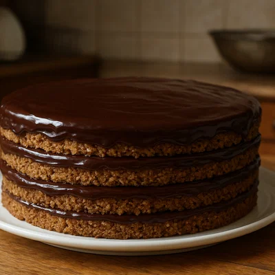 Garash Torte – bulgarische Walnuss-Schokoladen-Torte