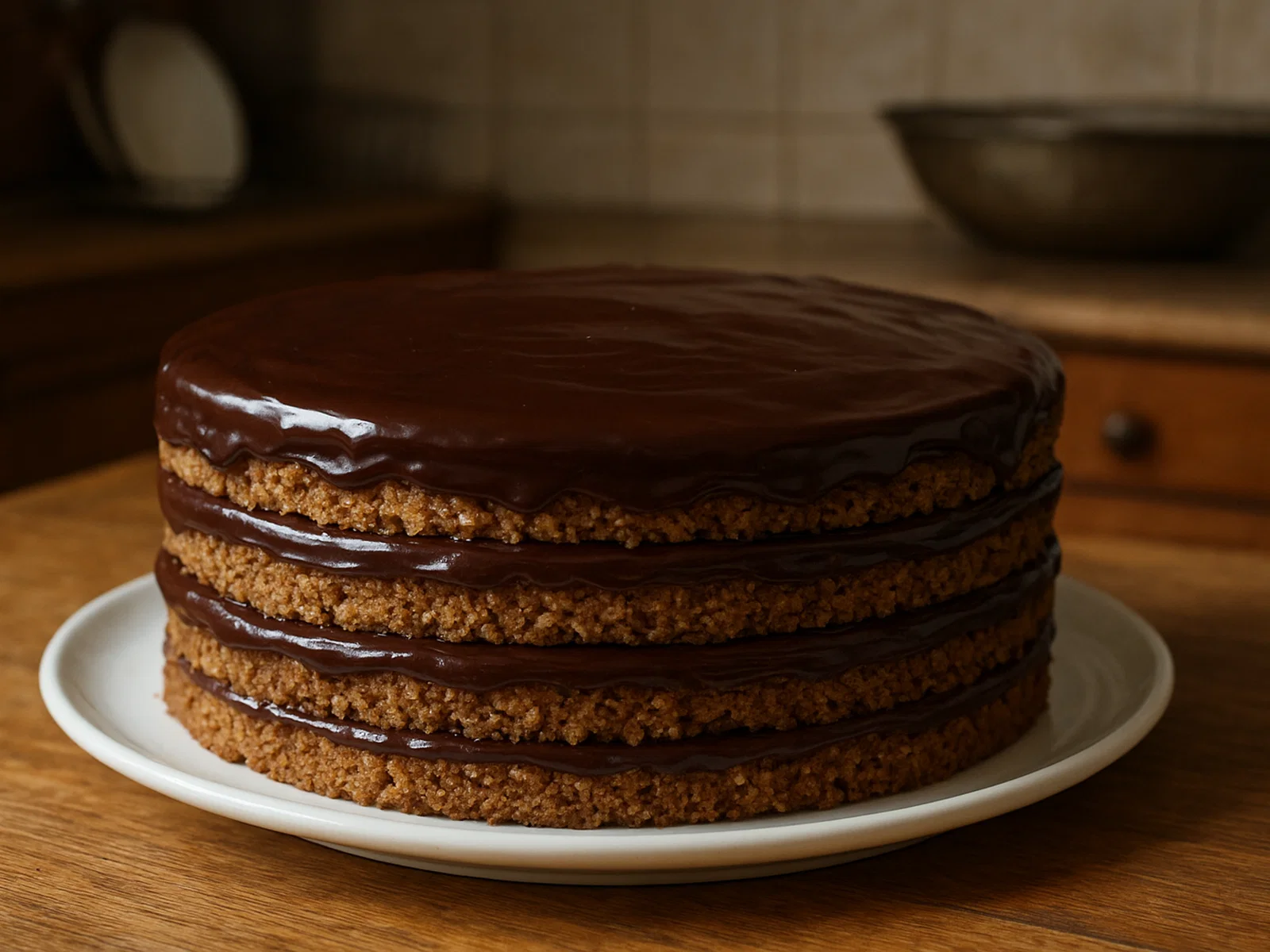 Garash Torte – bulgarische Walnuss-Schokoladen-Torte