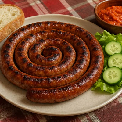 Karnache – bulgarische spiralförmige Grillwurst