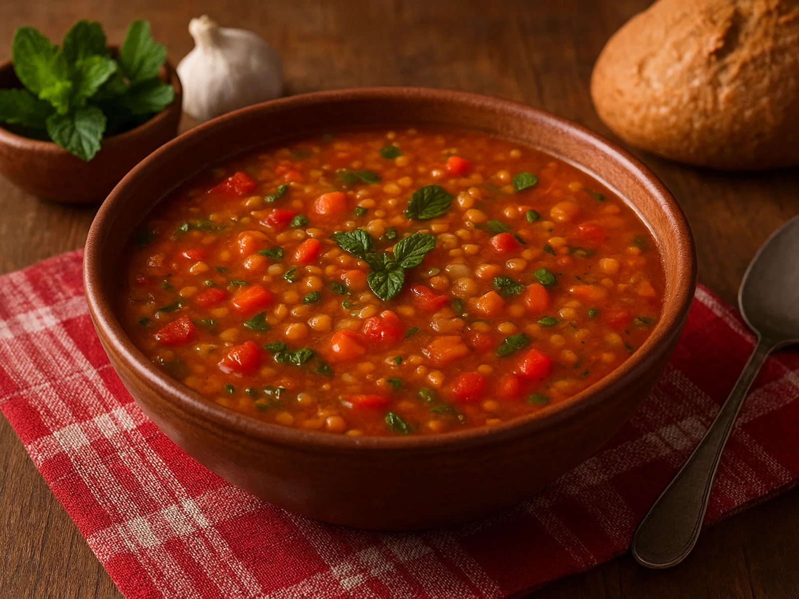 Leshta Chorba – Bulgarische Linsensuppe mit Minze