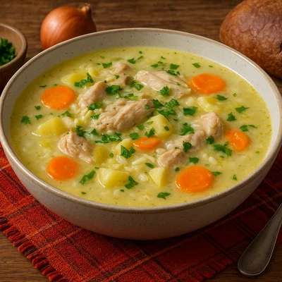 Pileshka Supa – Bulgarische Hühnersuppe mit Gemüse
