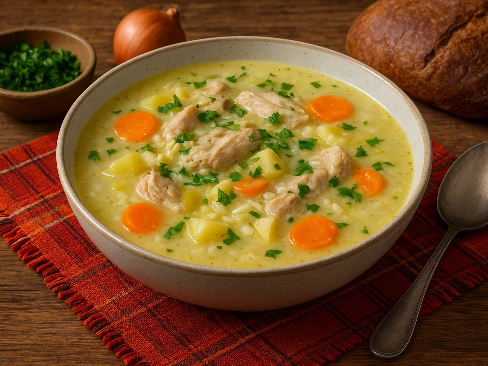 Pileshka Supa – Bulgarische Hühnersuppe mit Gemüse